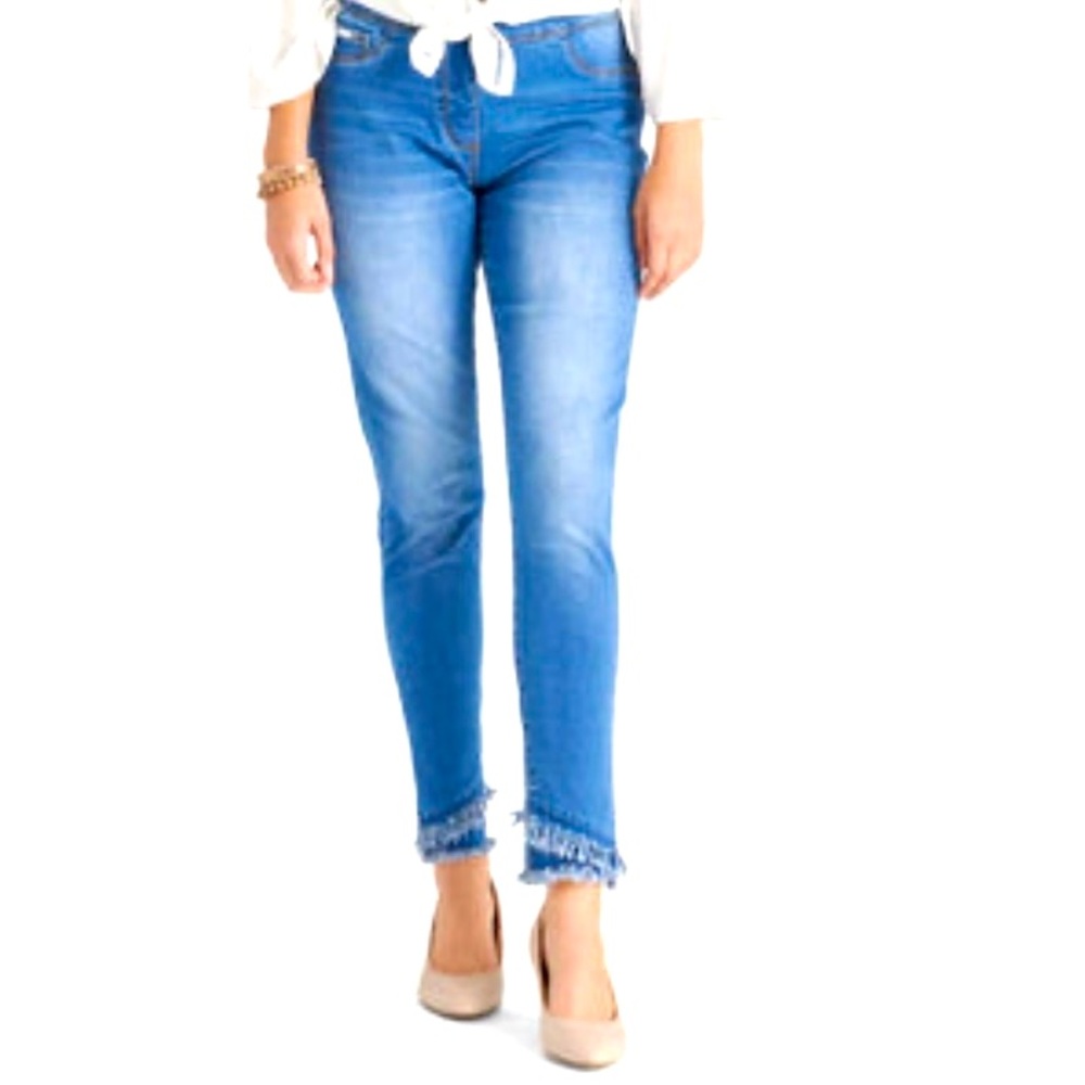 Coco + Carmen Double Fray Jeans